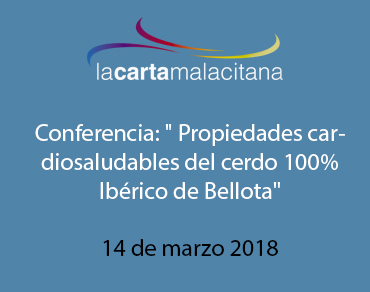 Conferencia: «Propiedades cardiosaludables del cerdo 100% Ibérico de Bellota»