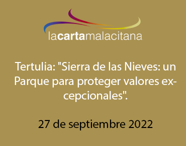 Tertulia: «Sierra de las Nieves: un Parque para proteger valores excepcionales».