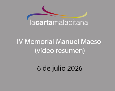 IV Jornada de Cultura Gastronómica Malagueña – Memorial Manuel Maeso